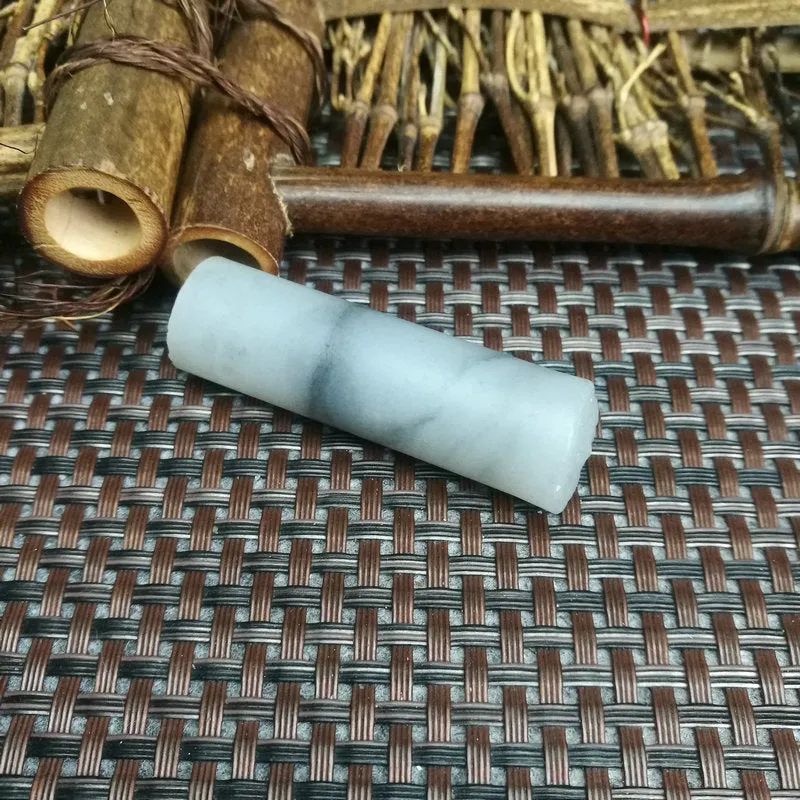 Natural Kunlun Jade Rough Nephrite Raw (29g,5X1.6cm)