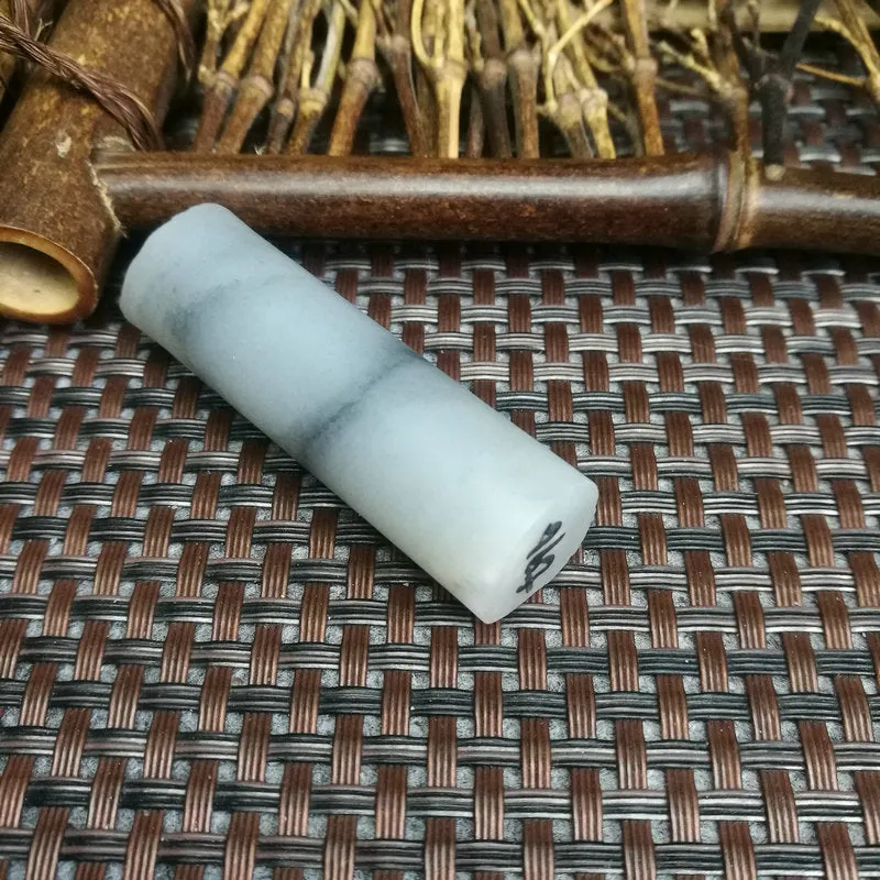 Natural Kunlun Jade Rough Nephrite Raw (29g,5X1.6cm)