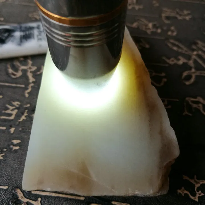 Natural Siberian Jade Rough Nephrite Raw (201g, 10X4.3X2.3cm)
