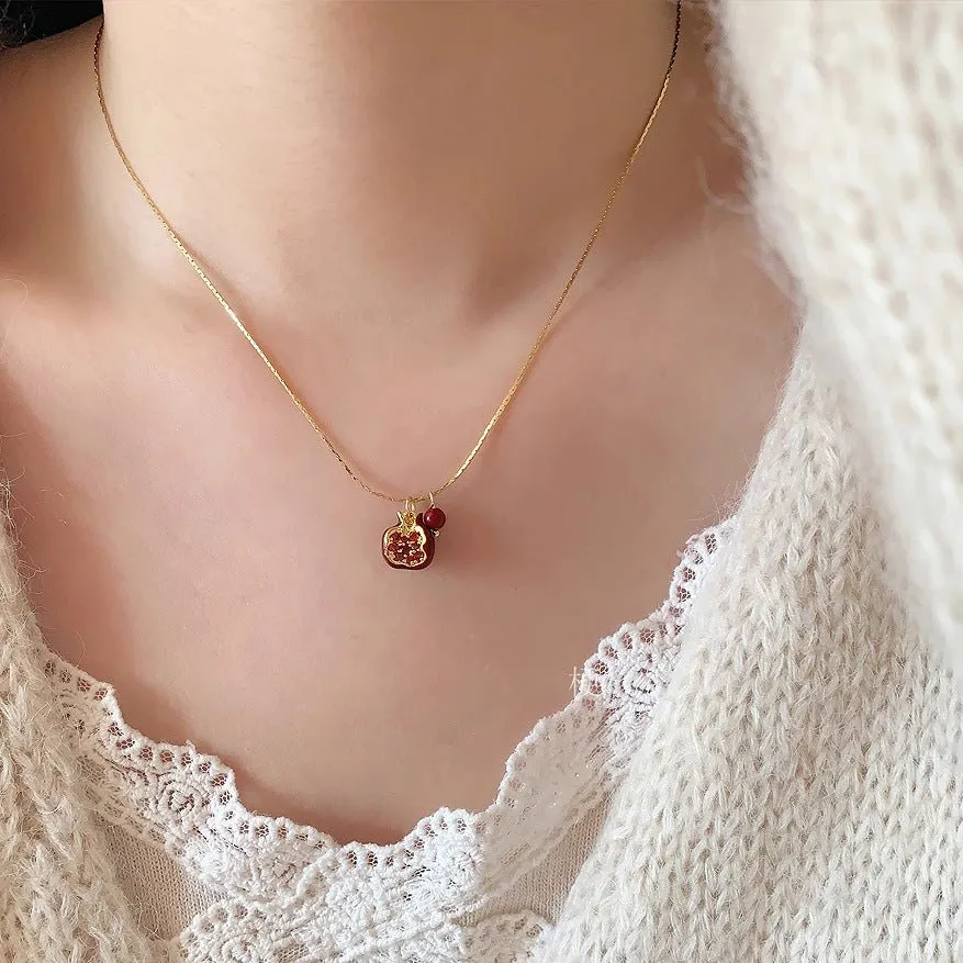 Pomegranate Necklace