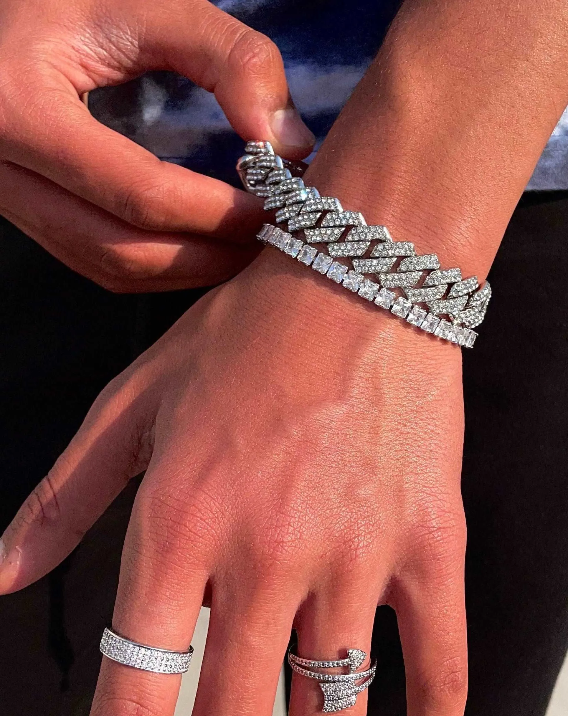 Prong Cuban Bracelet