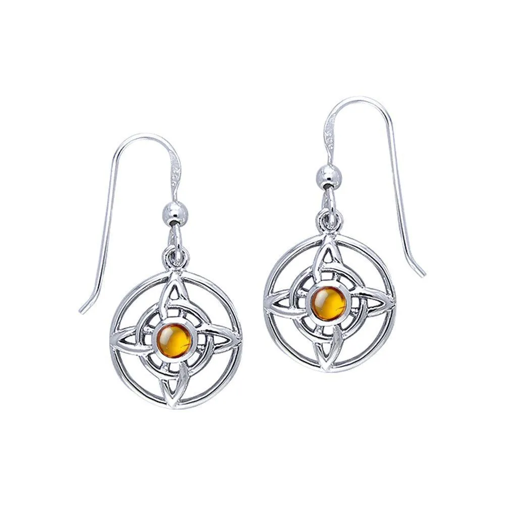 Protected Wheel Of Being Earrings TER050