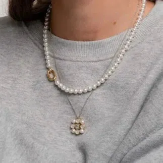 "Pearl Patchwork" Pendant