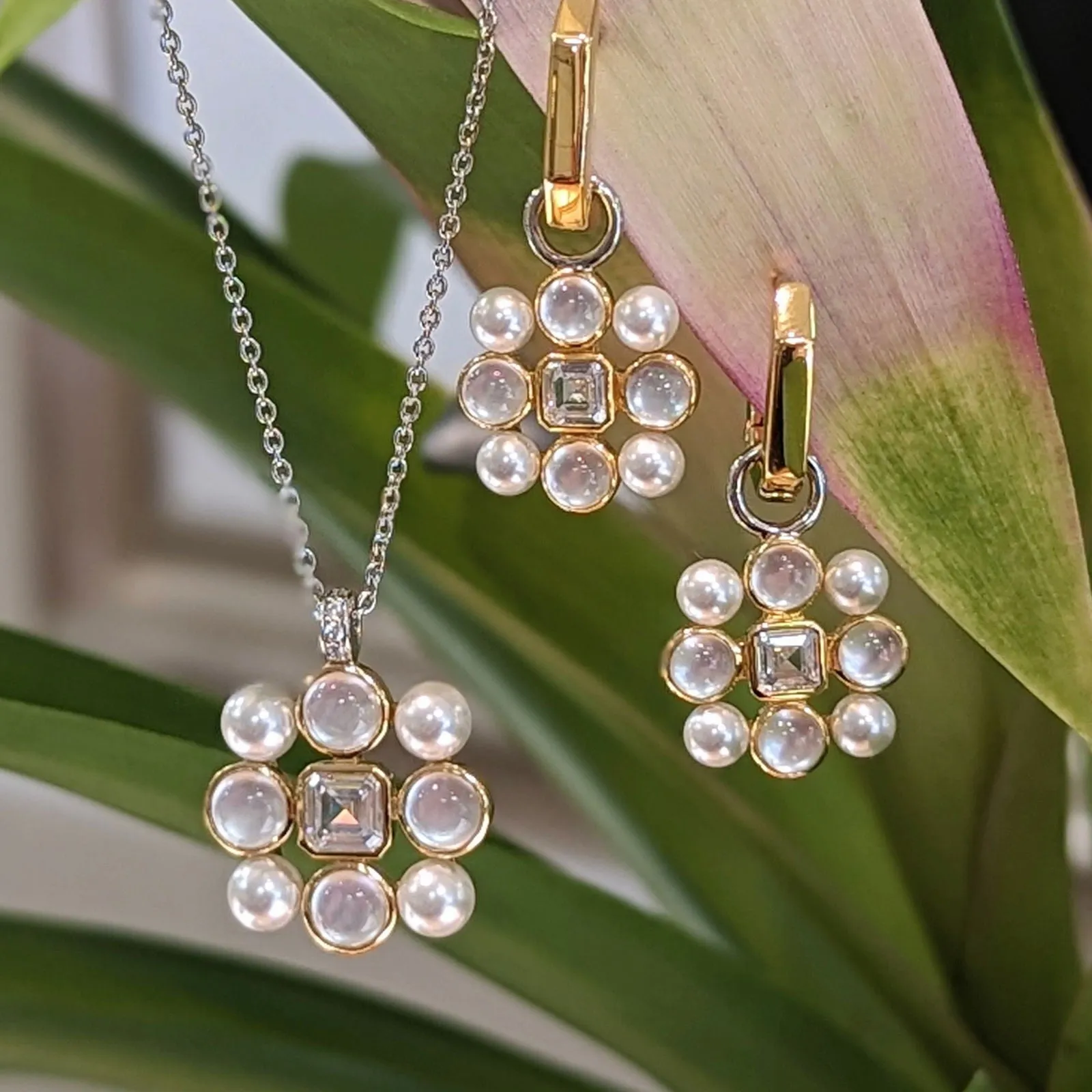 "Pearl Patchwork" Pendant