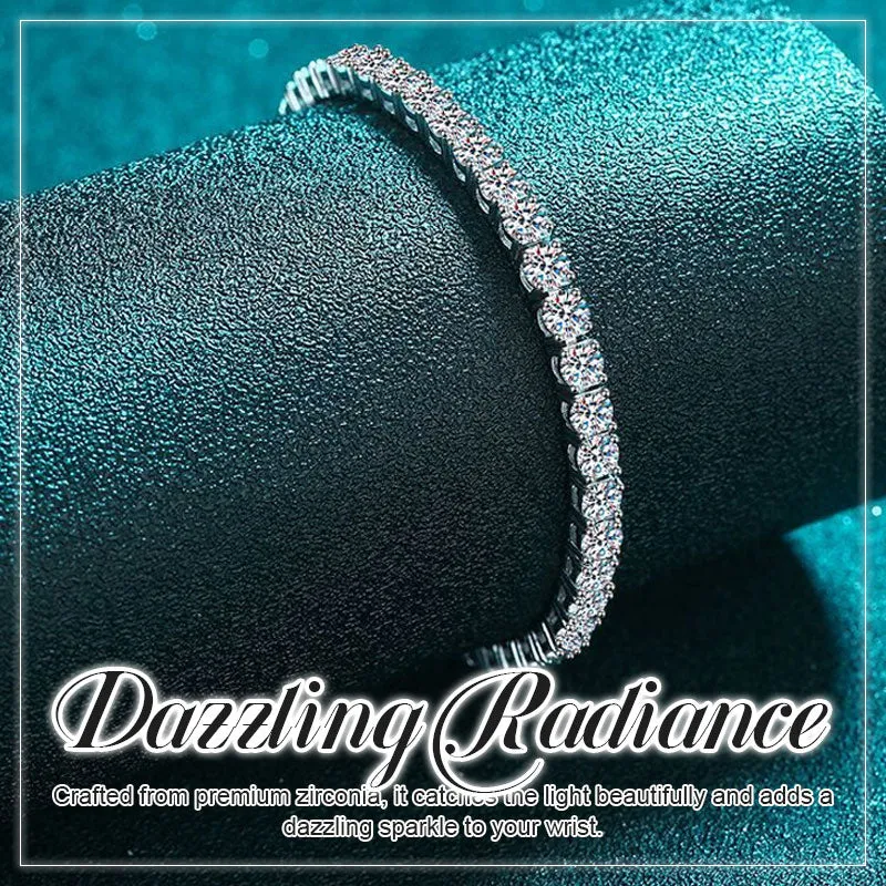 Radiant Luxe Sparkling Zircon Bracelet