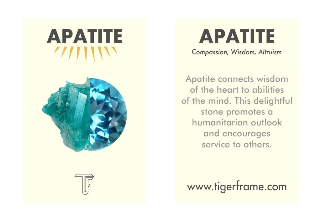 ROUGH GEM CHAIN BRACELET - APATITE - SILVER