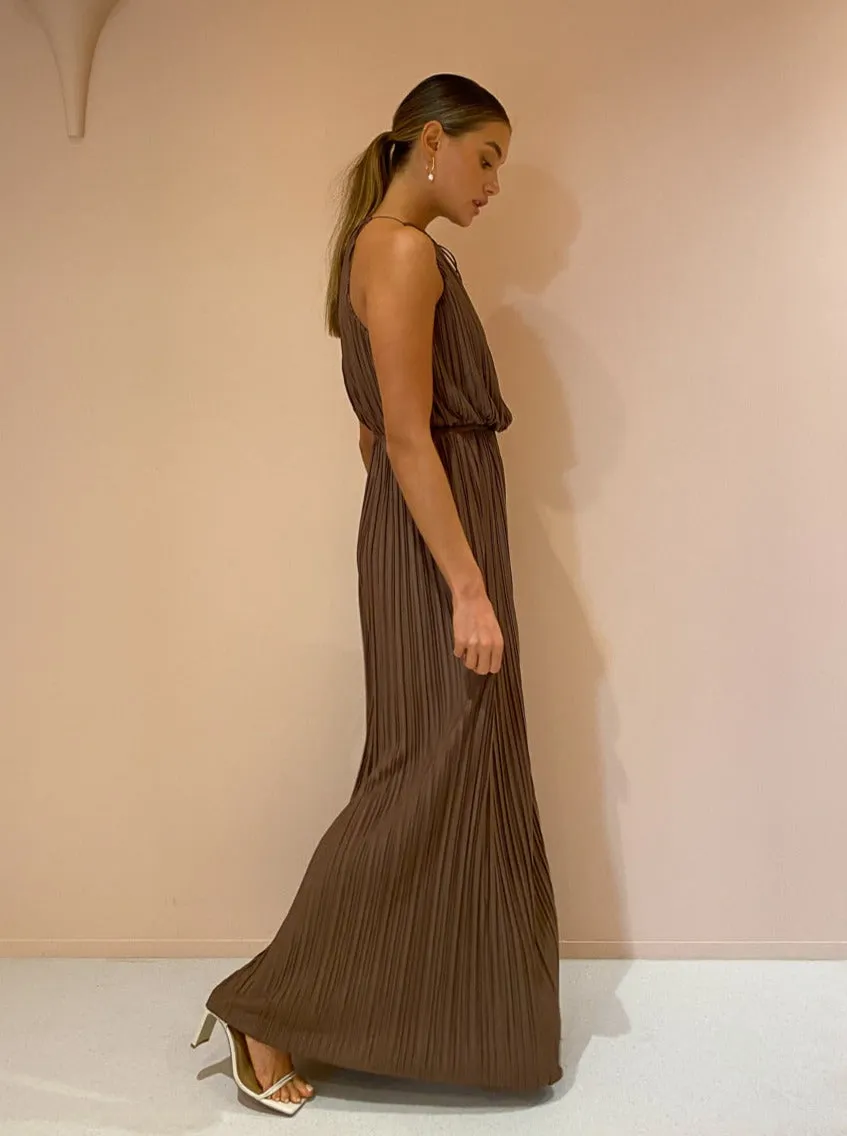 Significant Other Adeline Dress in Chocolate