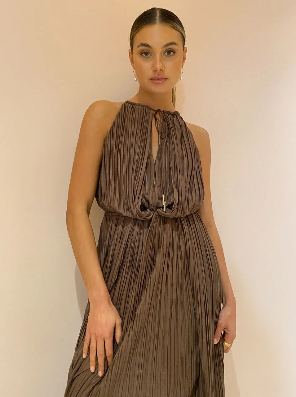 Significant Other Adeline Dress in Chocolate