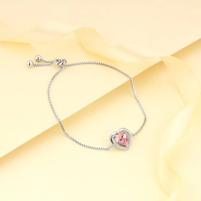 Silver Valentine Bracelet