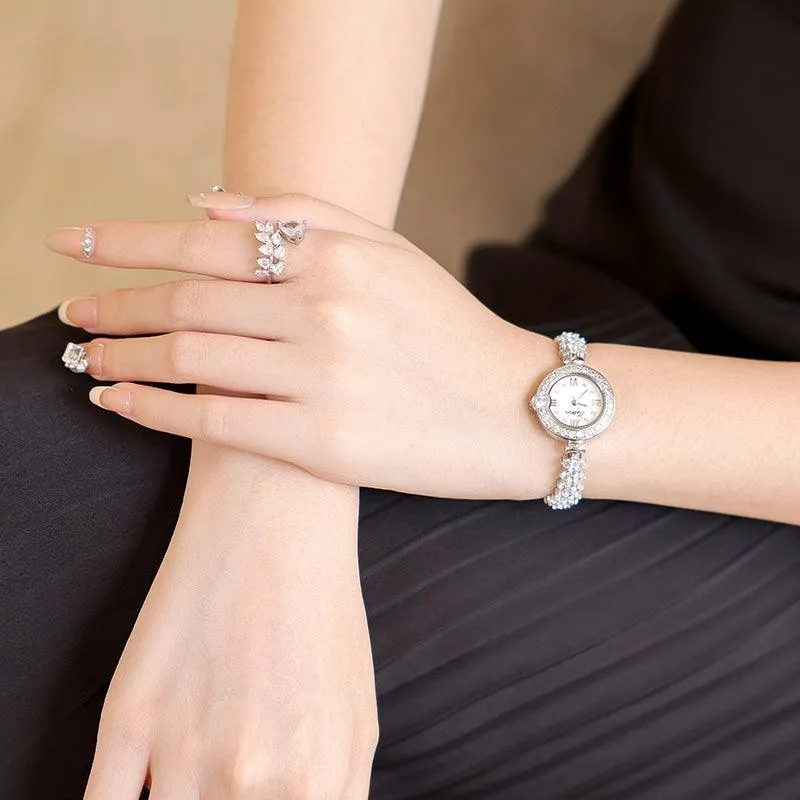 Sotoiru Mermaid Bracelet Women Watches with Full Ziron For Party