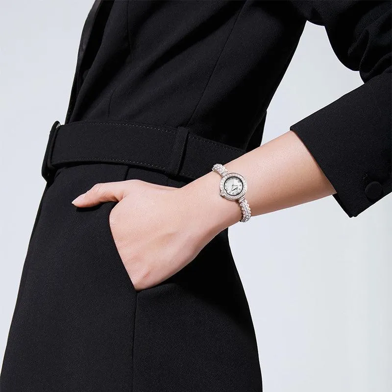 Sotoiru Mermaid Bracelet Women Watches with Full Ziron For Party