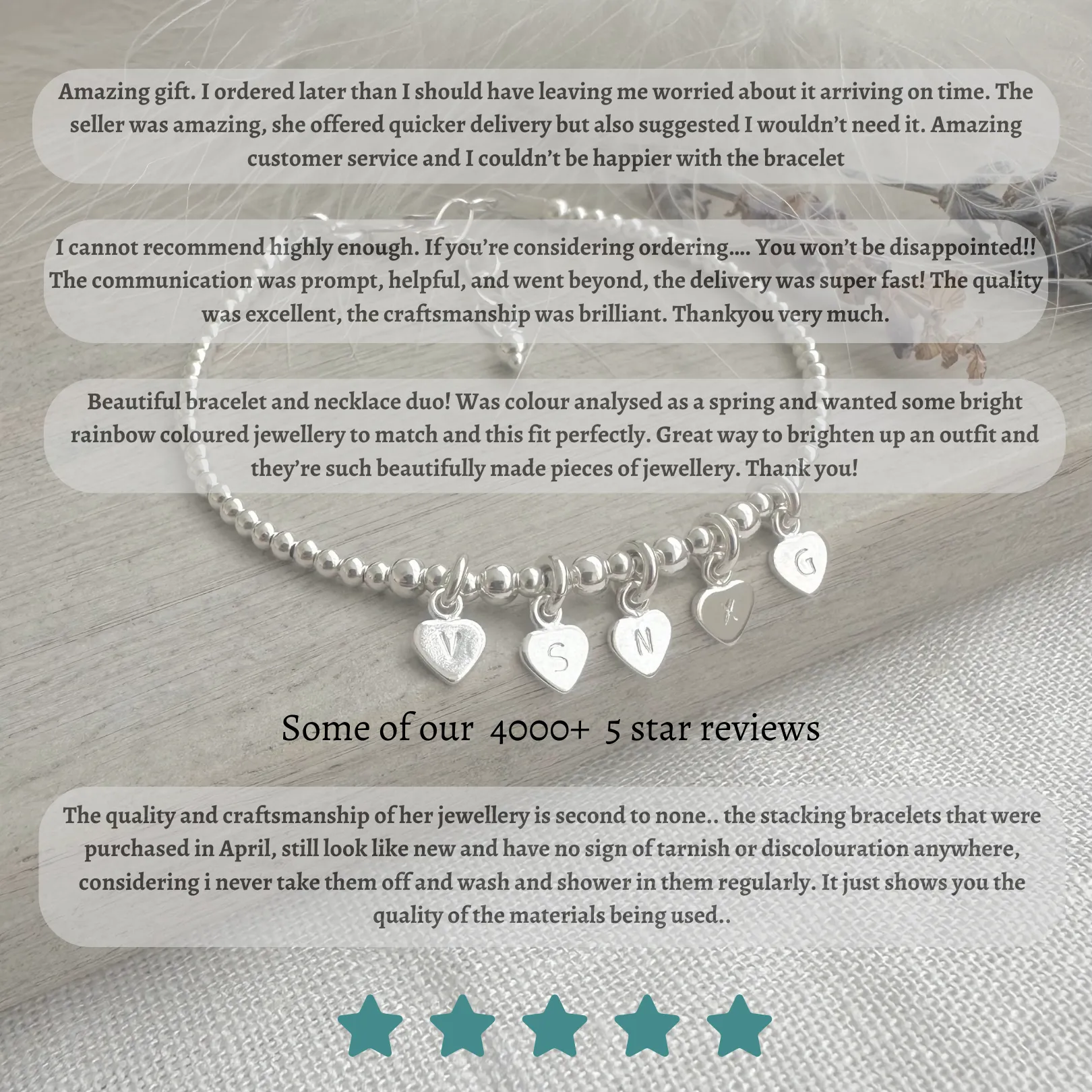 Star Charm Bracelet, Dainty Layering Sterling Silver bracelet with star