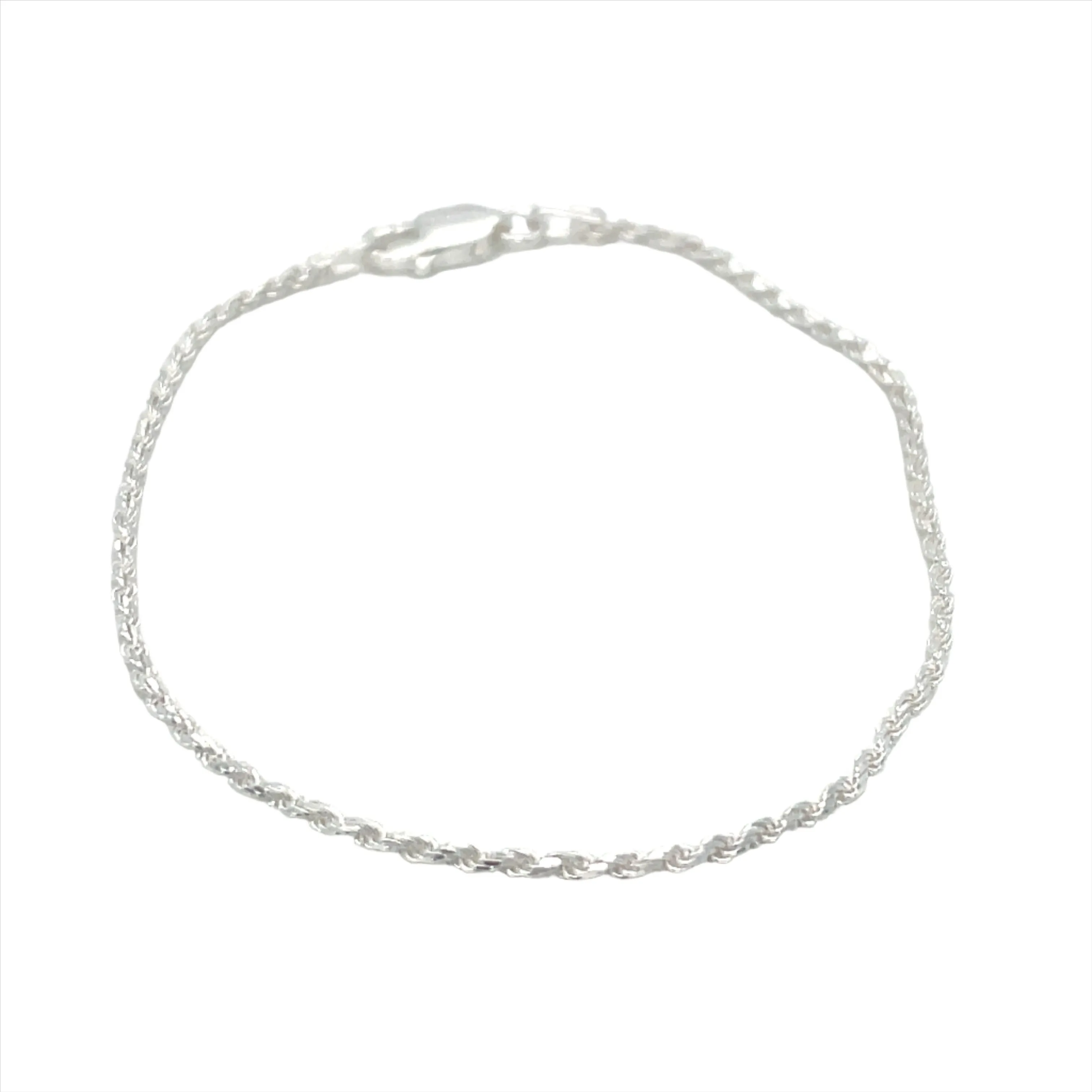 Sterling Silver Rope Bracelet