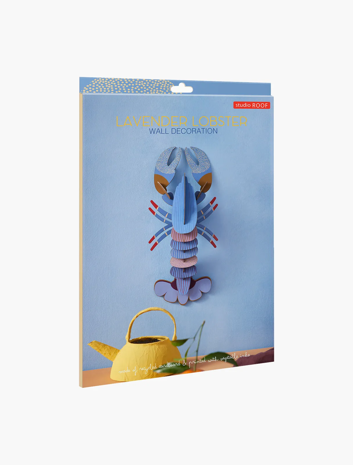 Studio Roof Lavender Lobster 3D Wall Decor
