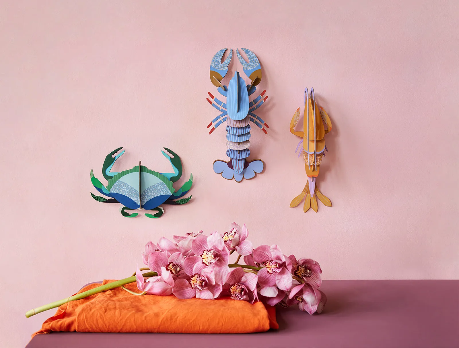 Studio Roof Lavender Lobster 3D Wall Decor