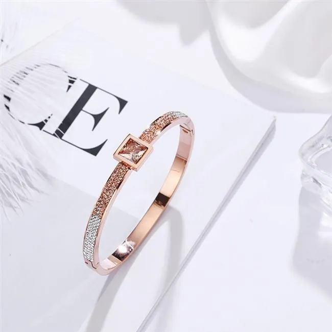 Zircon Stainless Steel Bracelet