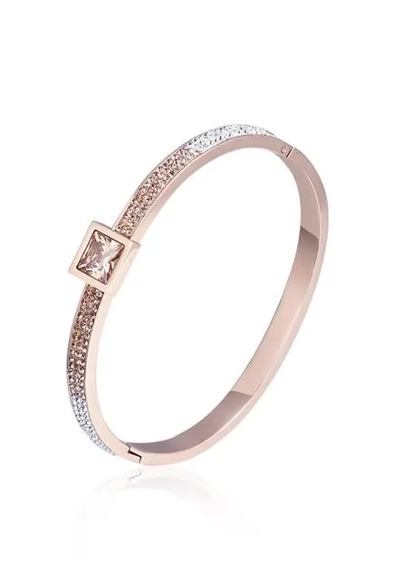 Zircon Stainless Steel Bracelet