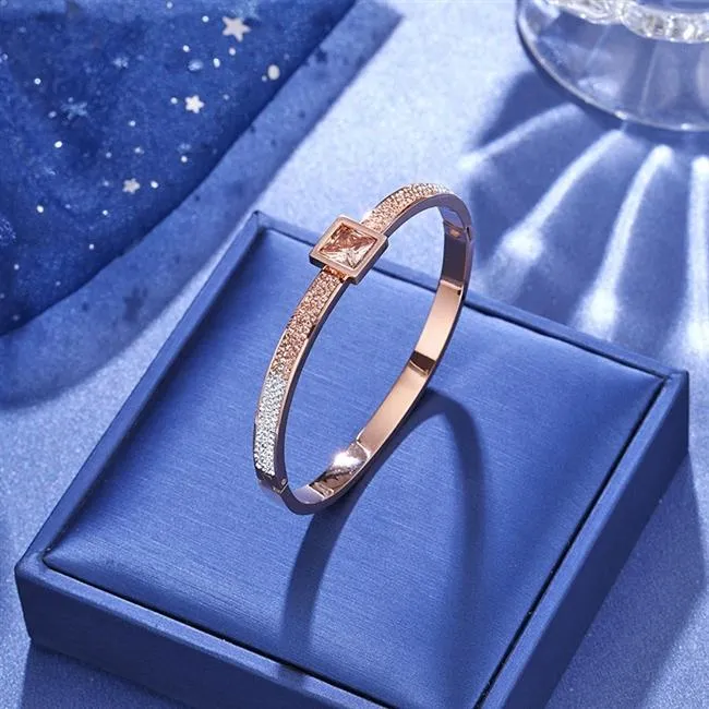 Zircon Stainless Steel Bracelet