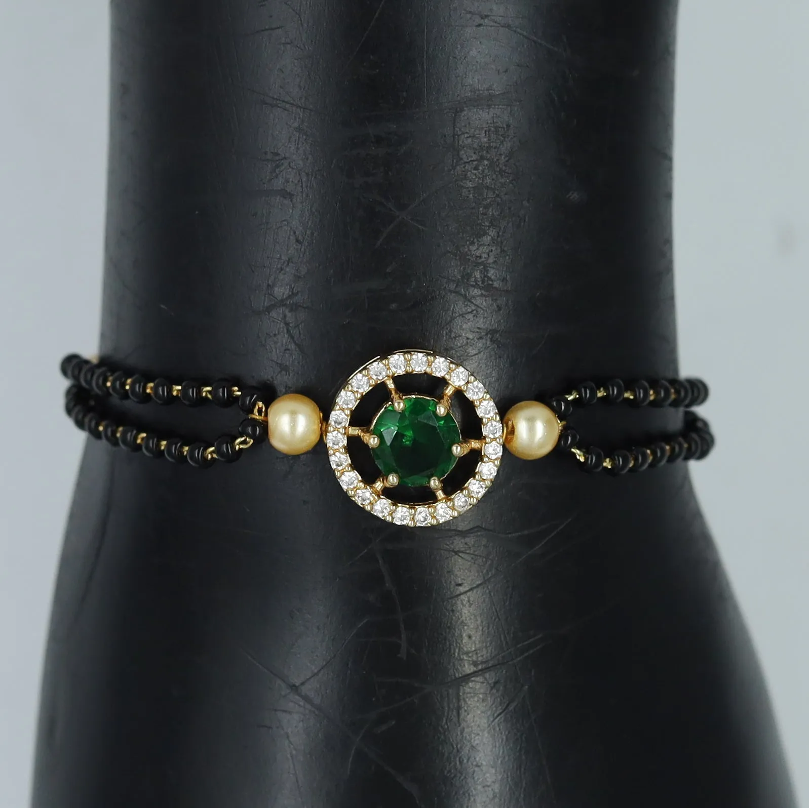 Zircon/AD Mangalsutra Bracelet 4550-1