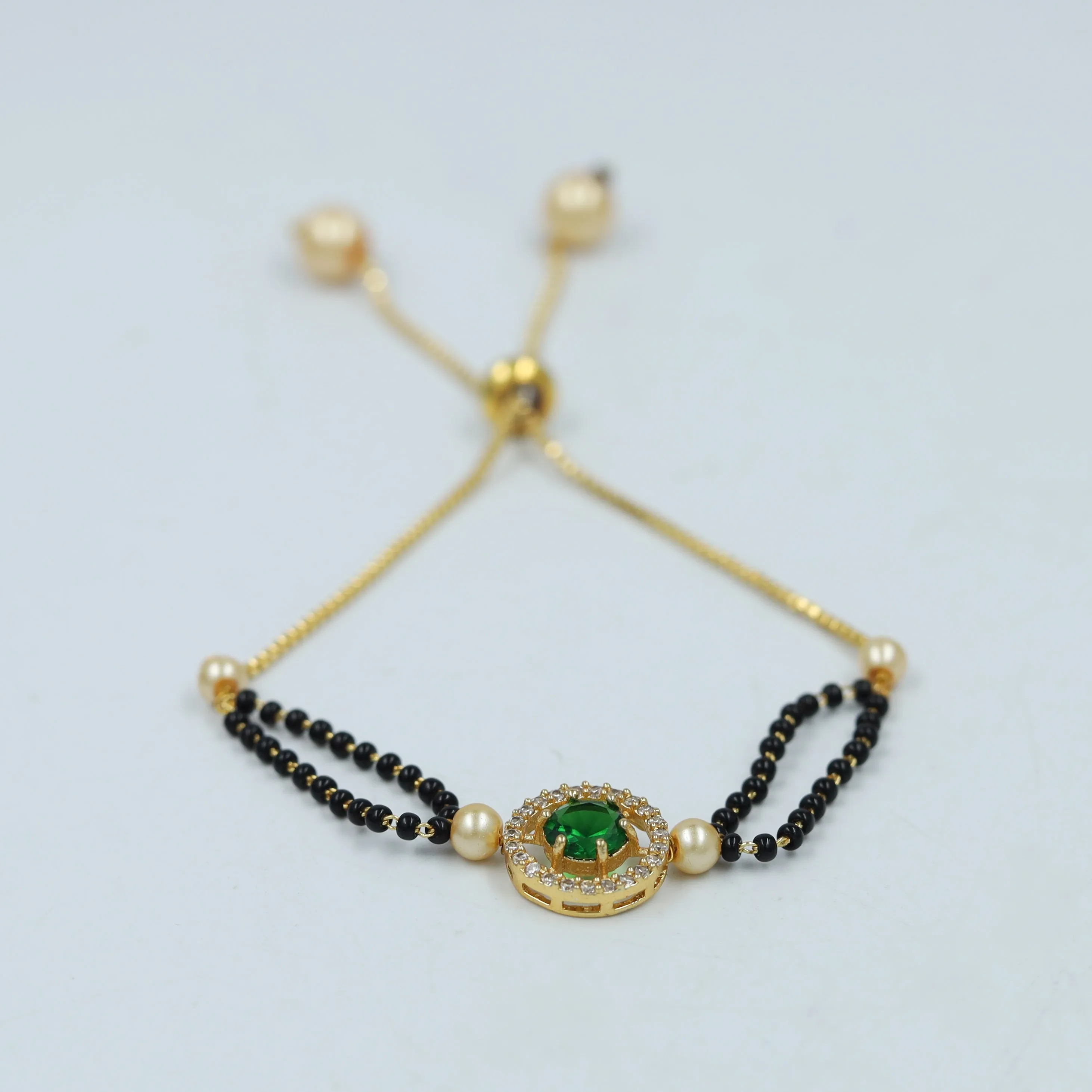 Zircon/AD Mangalsutra Bracelet 4550-1